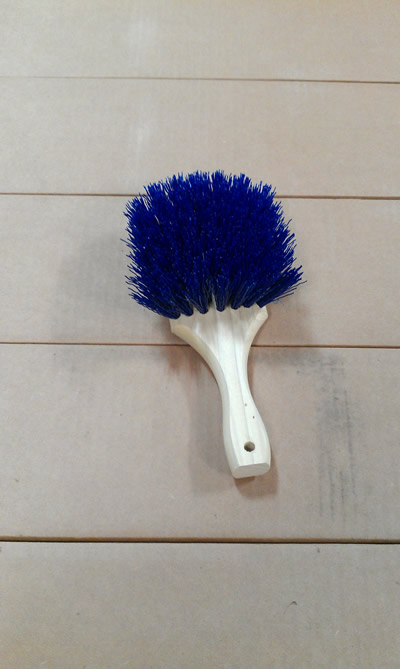 (image for) Blue Poly Pot Brush with 8" Wood Handle, case of 12